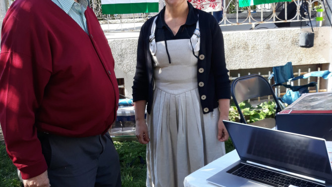 Voiron, A nyelvek ünnepe; Dr. Reményi György és Tasnády Erika