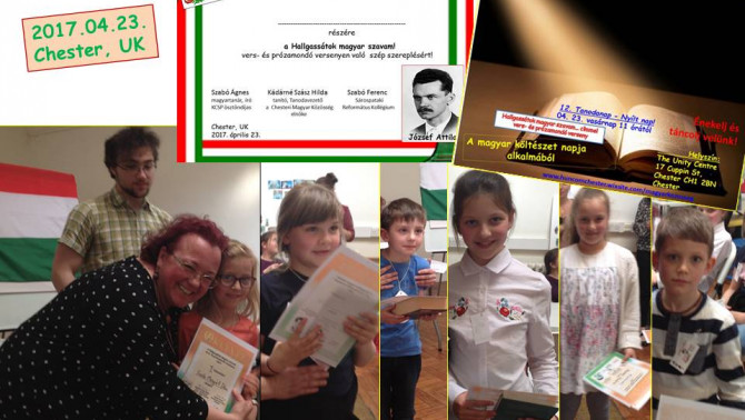 Chester, 12. Tanodanap, vers- és prózamondó verseny, díjazottak Chester, 12. Tanodanap, vers- és prózamondó verseny, díjazottak