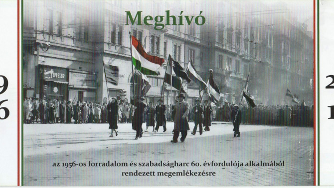 Meghívó az október 29-i ünnepi megemlékezésre