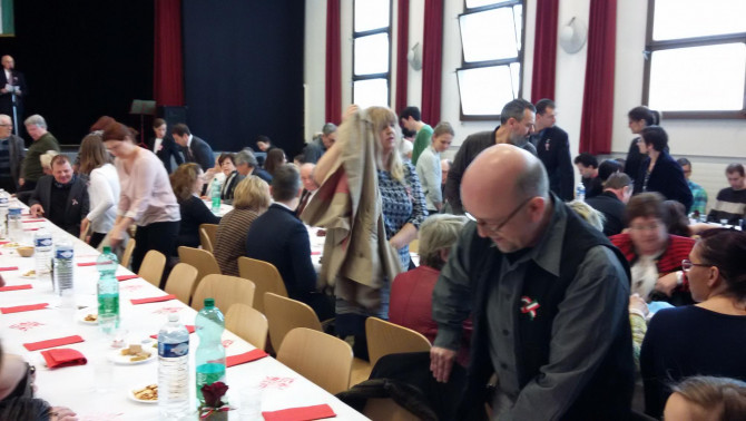 Ünnepség a Szent Bonifác nagy termében Ünnepség a Szent Bonifác nagy termében