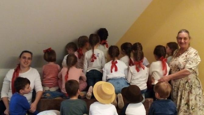 A népviselet napján a magyar oviban