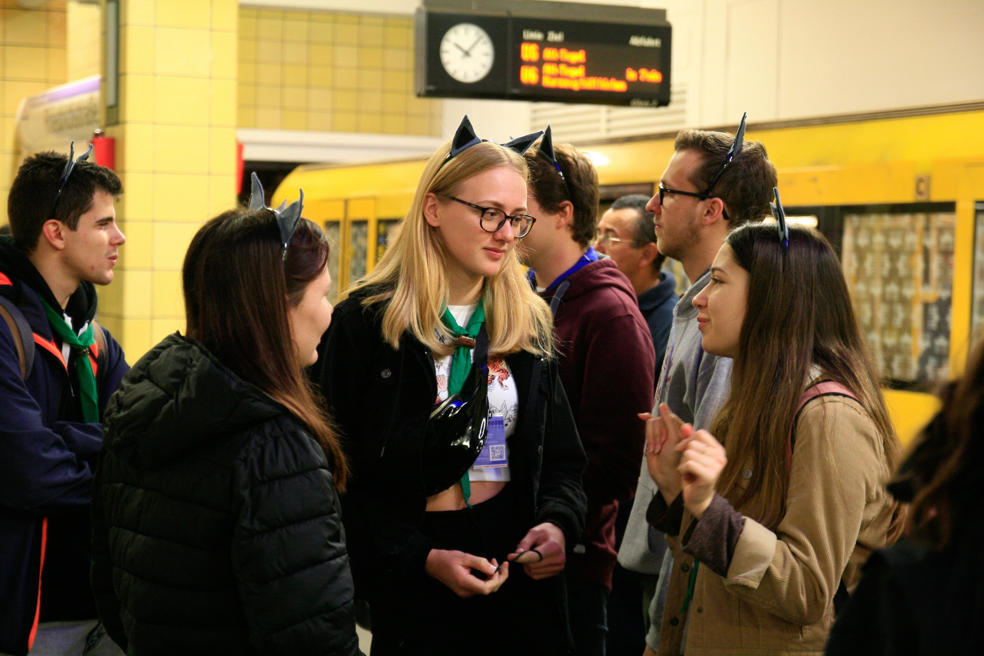 Macskák a berlini metróban